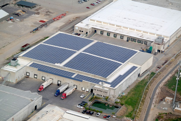 Sierrra Pacific Warehouse solar project by Rodsa Electric